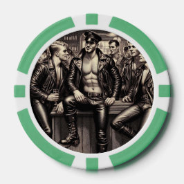Homo Leer Vader Jaren 40 Motorfiets Pokerfiches – Poker Chips