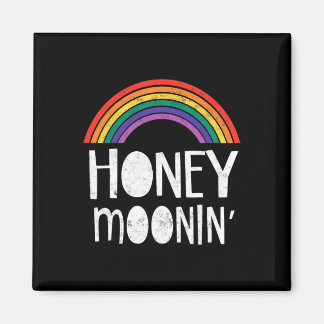 Homo lesbienne net getrouwd bruiloft partij T-shir Magneet