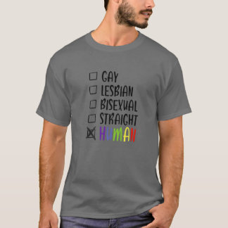 Homo, lesbiennes, recht, mens - homepeer t-shirt