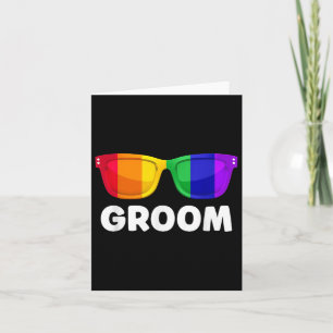 Homo Lesbische Bachelor Party Groom Wedding T-shir Kaart