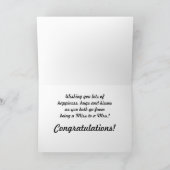 Homo lesbische bruiloft twee bruiden kaart (Binnen)