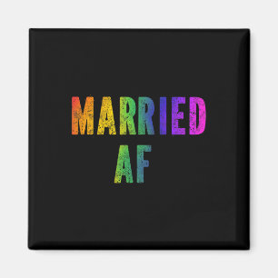 Homo lesbische LGBTQ koppels LGBT huwelijksfeest T Magneet