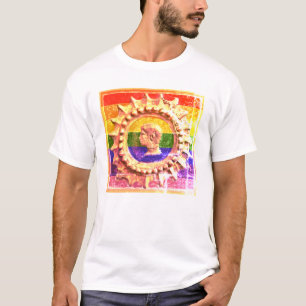 homo lgbetq regenboogpride t-shirt van de keizer v