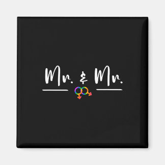 Homo-LGBT-huwelijksfeest voor Mr. en Mr. Honeymoon Magneet