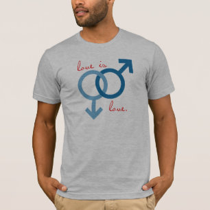 Homo-liefde (mannelijk) t-shirt