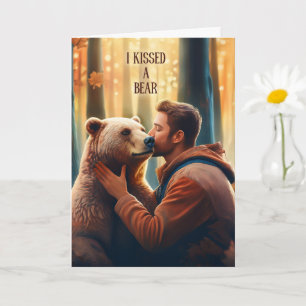 Homo liefdesromance Ik heb een beer gekust en vond Kaart