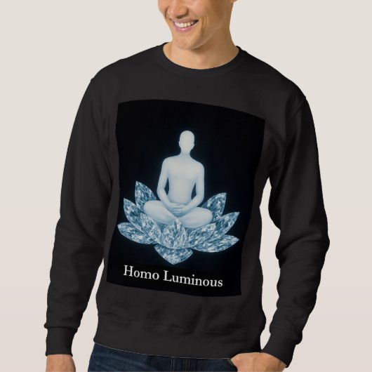 Homo Luminous Heren Sweatshirt (Voorkant)