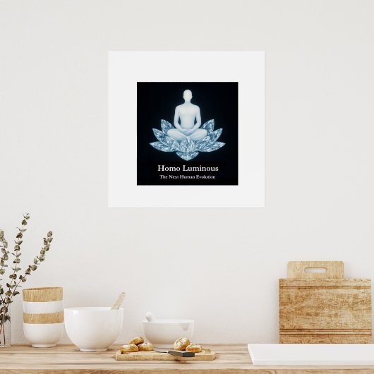 Homo Luminous Poster (Keuken)