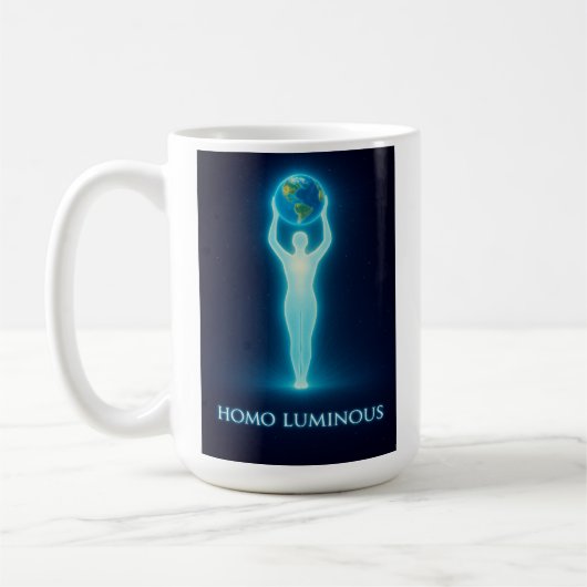 Homo Luminous The Light Bringer Morning Mug 15 oz Koffiemok (Links)