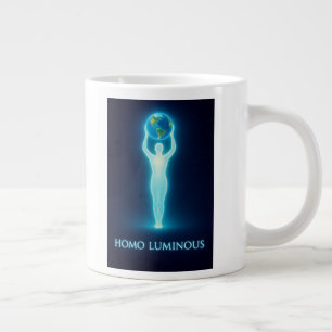 Homo Luminous The Light Bringer Ochtendmok Jumbo Grote Koffiekop