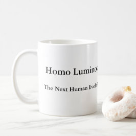 Homo Luminous The Next Human Evolution Mug 11 oz Koffiemok