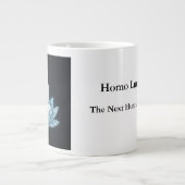 Homo Luminous The Next Human Evolution Mug Jumbo Grote Koffiekop (Voorkant)
