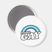 Homo man en trots magneet (Voorkant / Achterkant)