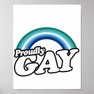 Homo man en trots poster