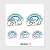 Homo man en trots sticker (Vel)