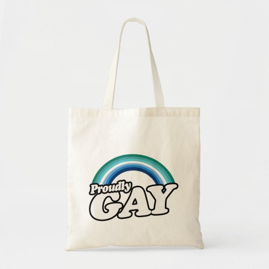 Homo man en trots tote bag (Voorkant)