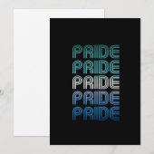 Homo Man Retro Pride Proud Feestdagenkaart (Voorkant / Achterkant)