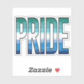 Homo Mannelijke Trots Woord Sticker (Vel)