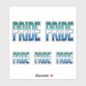 Homo Mannelijke Trots Woord Sticker (Vel)