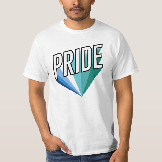Homo Mannen Pride T-shirt (Voorkant)