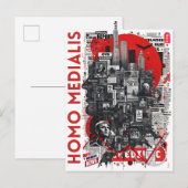 Homo Medialis Briefkaart (Voorkant / Achterkant)