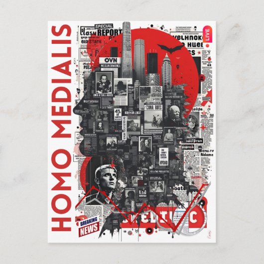 Homo Medialis Briefkaart (Voorkant)