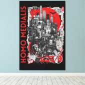 Homo Medialis Canvas Afdruk (Insitu (Houten vloer))