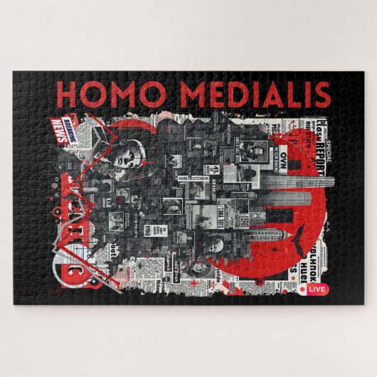 Homo Medialis Legpuzzel (Horizontaal)