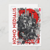 Homo Medialis Uitnodiging Briefkaart (Voorkant / Achterkant)