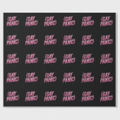 Homo Paniek LGBTQ Protest Pride Cadeaupapier (Vlak)