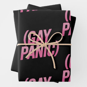 Homo Paniek LGBTQ Protest Pride Inpakpapier Vel
