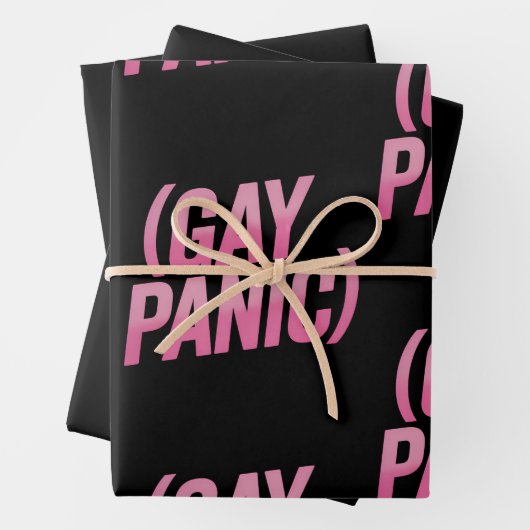 Homo Paniek LGBTQ Protest Pride Inpakpapier Vel (In situ)