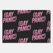 Homo Paniek LGBTQ Protest Pride Inpakpapier Vel (Voorkant)