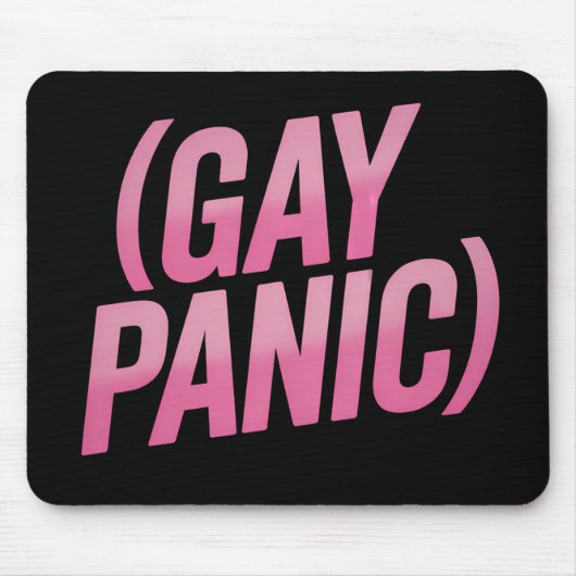Homo Paniek LGBTQ Protest Pride Muismat (Voorkant)
