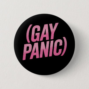 Homo Paniek LGBTQ Protest Pride Ronde Button 5,7 Cm