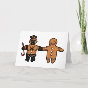 homo peperkoekpaar feestdagen kaart