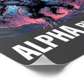 Homo per toeval Alpha Keuze Grappige Wolf Alpha Lg Poster (Hoek)
