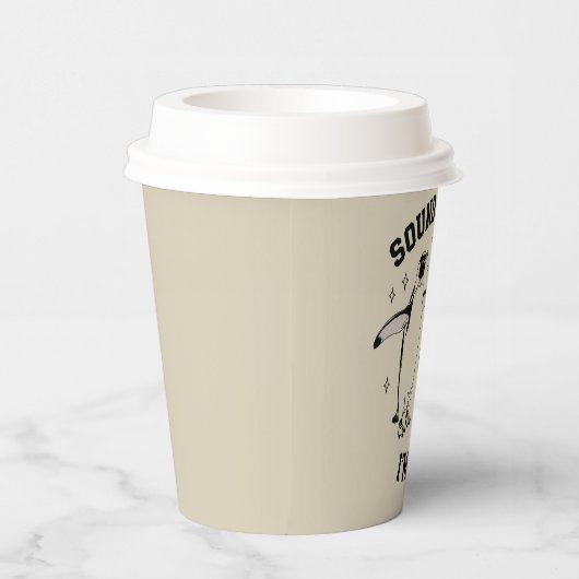 Homo pinguïn klinkt gay ik ben in  queer lgbtq papieren bekers (Rechts)