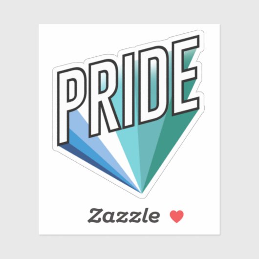 Homo Pride Burst Sticker (Vel)