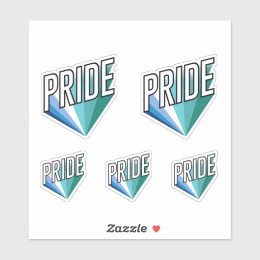 Homo Pride Burst Sticker (Vel)
