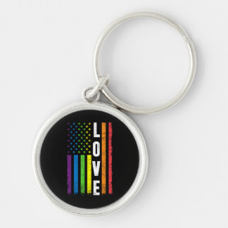 Homo Pride Cadeaus Mannen Vrouwen LGBT Regenboog V Sleutelhanger