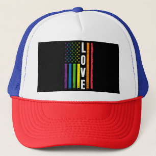Homo Pride-cadeaus voor mannen vrouwen LGBT Regenb Trucker Pet