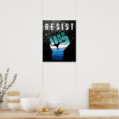 Homo Pride Vuist Poster (Keuken)