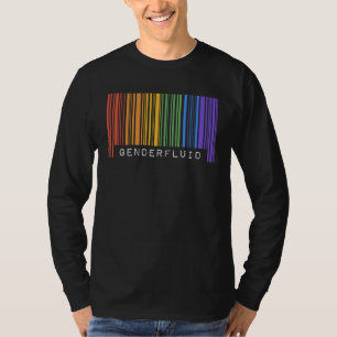 Homo Queer Streepjescode Trots Genderfluid Estheti T-shirt