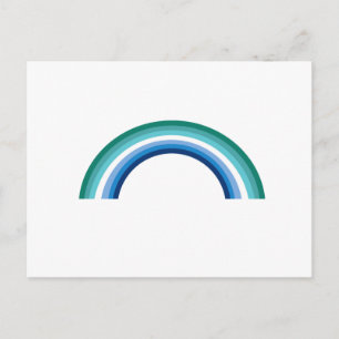 Homo Regenboog Azure Briefkaart