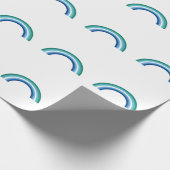 Homo Regenboog Azure Cadeaupapier (Hoek)