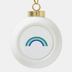 Homo Regenboog Azure Keramische Bal Ornament