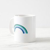 Homo Regenboog Azure Koffiemok (Voorkant links)