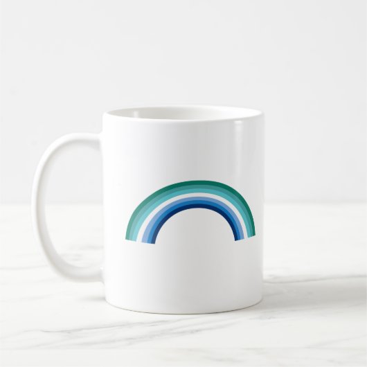 Homo Regenboog Azure Koffiemok (Links)