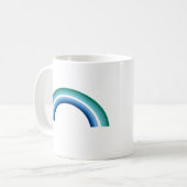 Homo Regenboog Azure Koffiemok (Voorkant links)